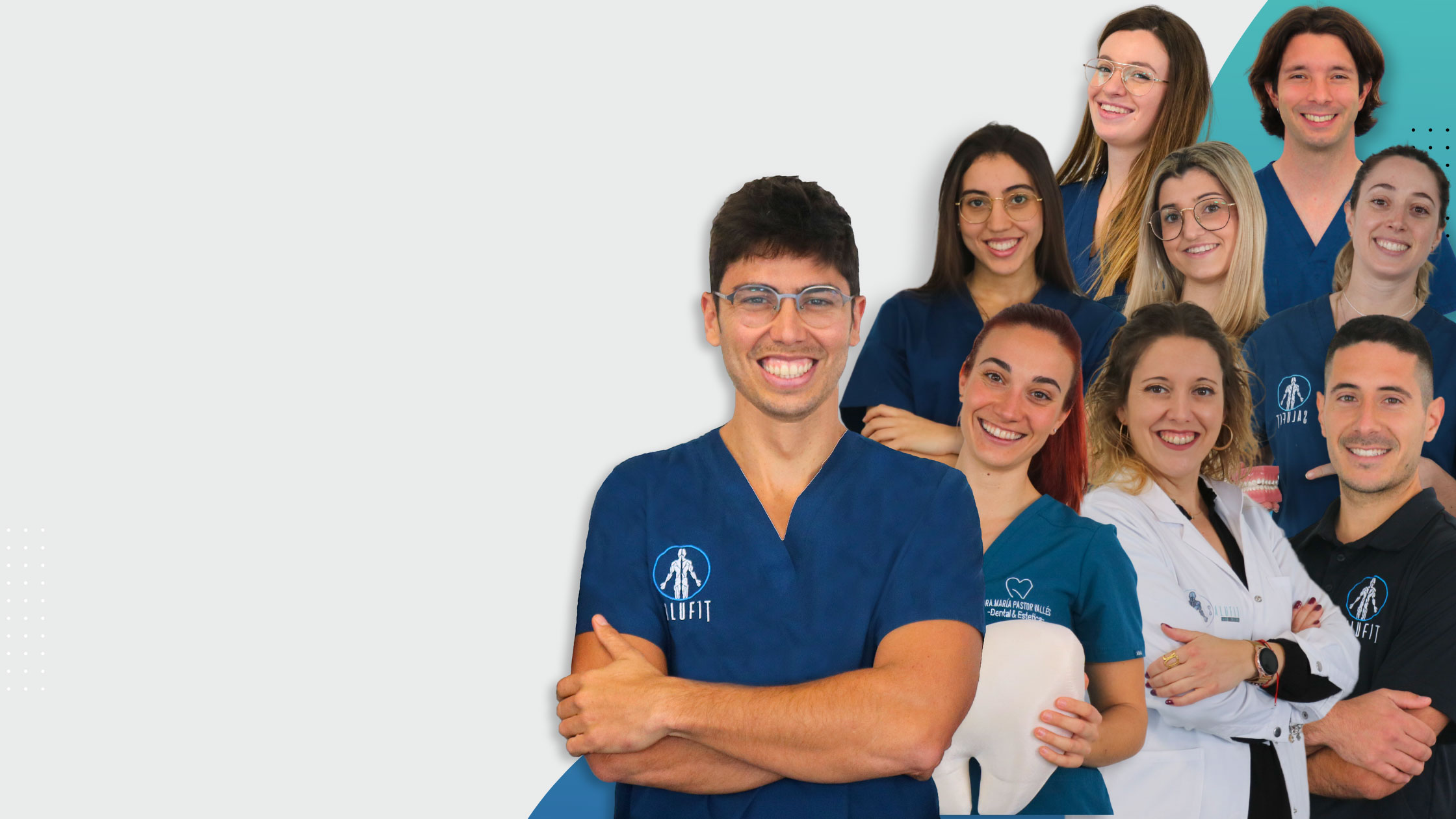 Equipo de profesionales colegiados de Salufit en Calpe