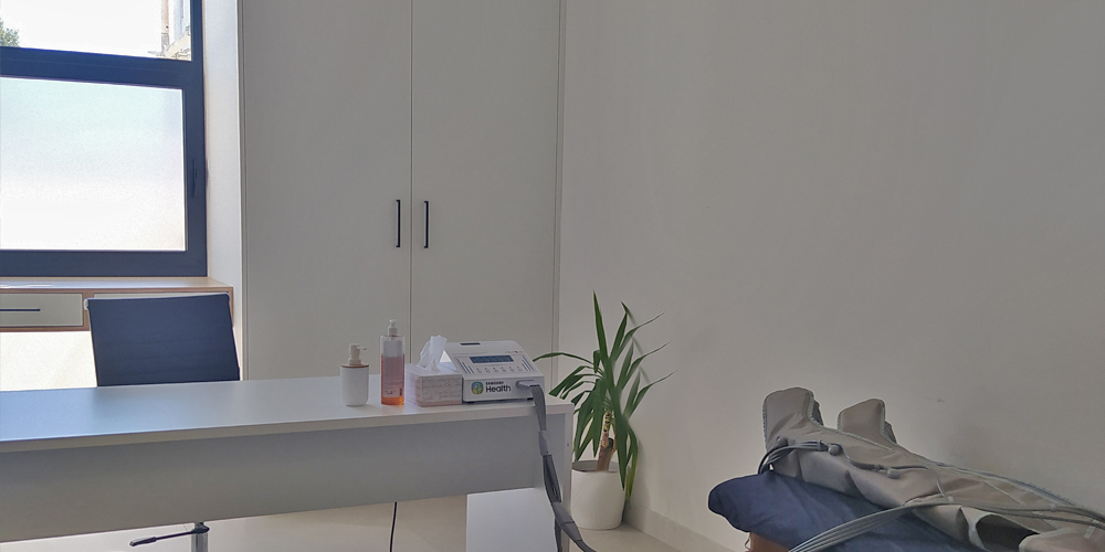 Sala de presoterapia de Salufit